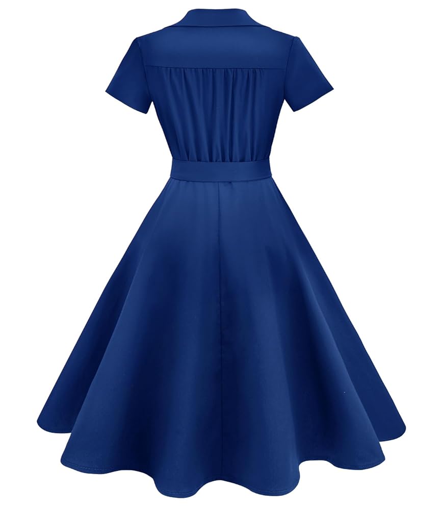 新品ニームリバティ花柄クラシック春夏ワンピースブルーグリーンブルー青白緑膝丈半袖 新品ニームリバティ花柄クラシック春夏ワンピースブルーグリーン